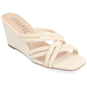 Journee Collection Women's Baylen Wedge Sandals