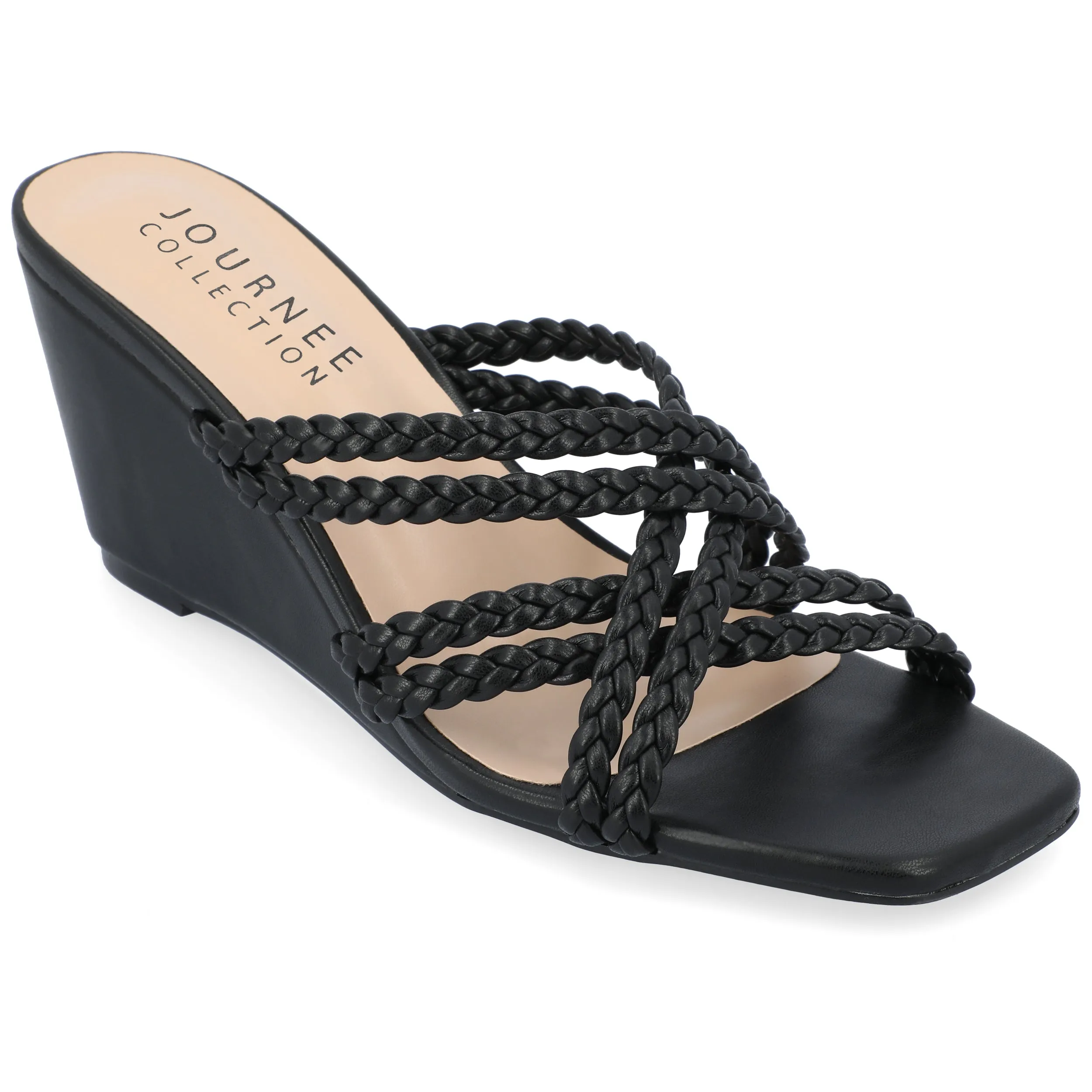 Journee Collection Women's Baylen Wedge Sandals