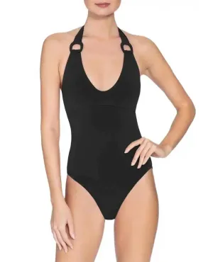 Kate U-Neck One Piece In Black