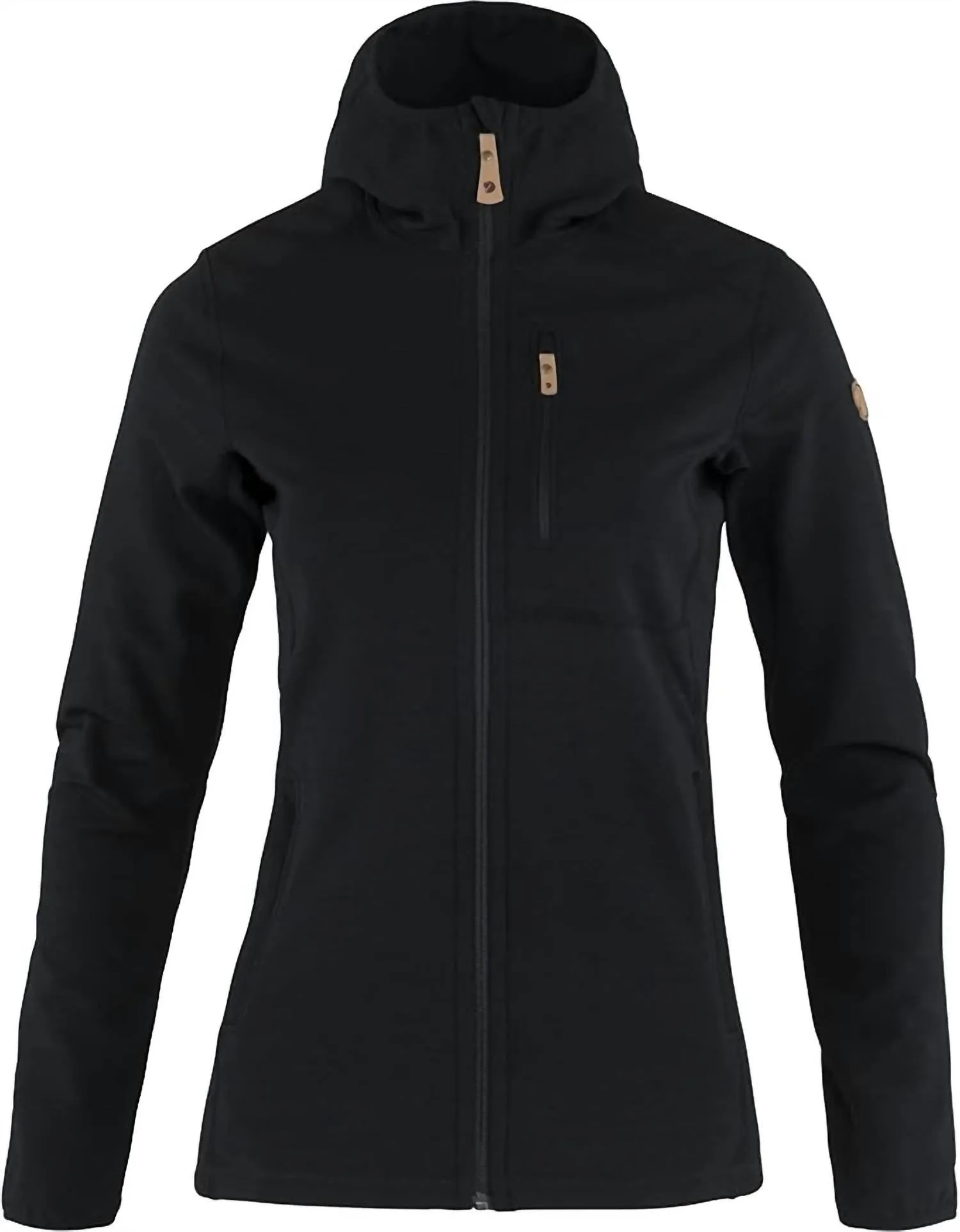 Keb Fleece Hoodie Jacket In Black