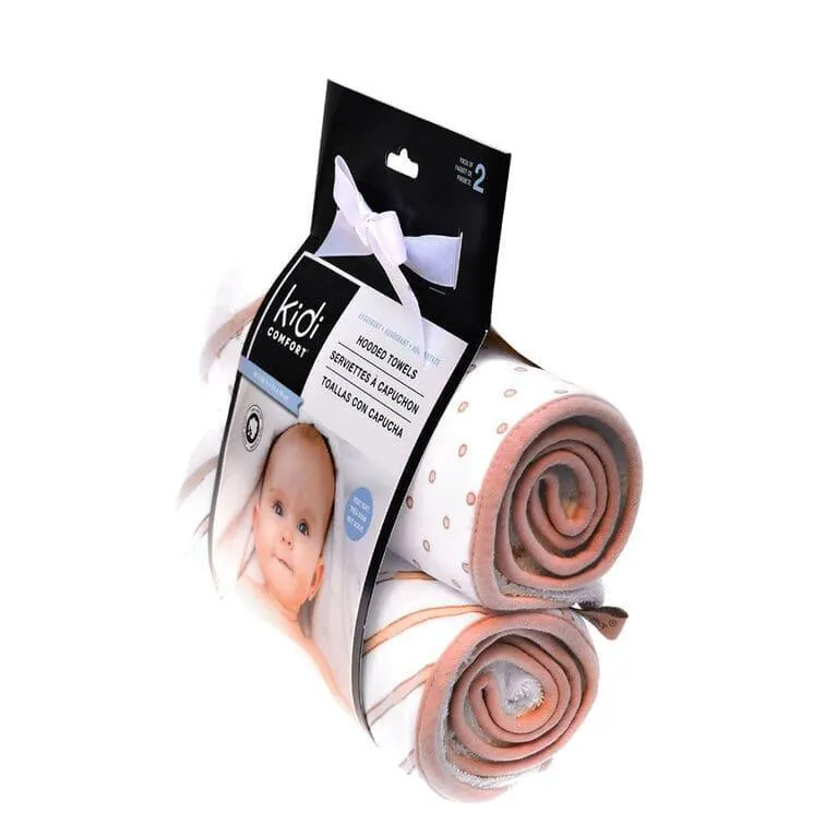 Kidilove Kidicomfort 2 pack Hooded Towels Babykids Kidiway