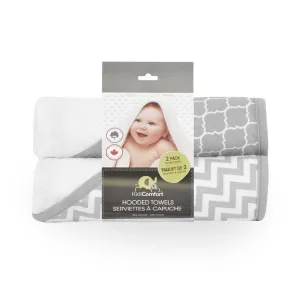 Kidilove Kidicomfort 2 pack Hooded Towels Babykids Kidiway