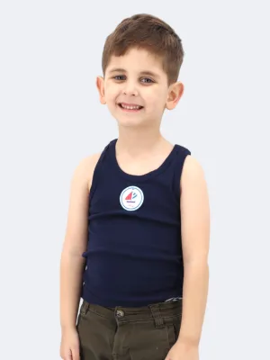 Kids Boy's Graphic Printed Tank Top,Navy