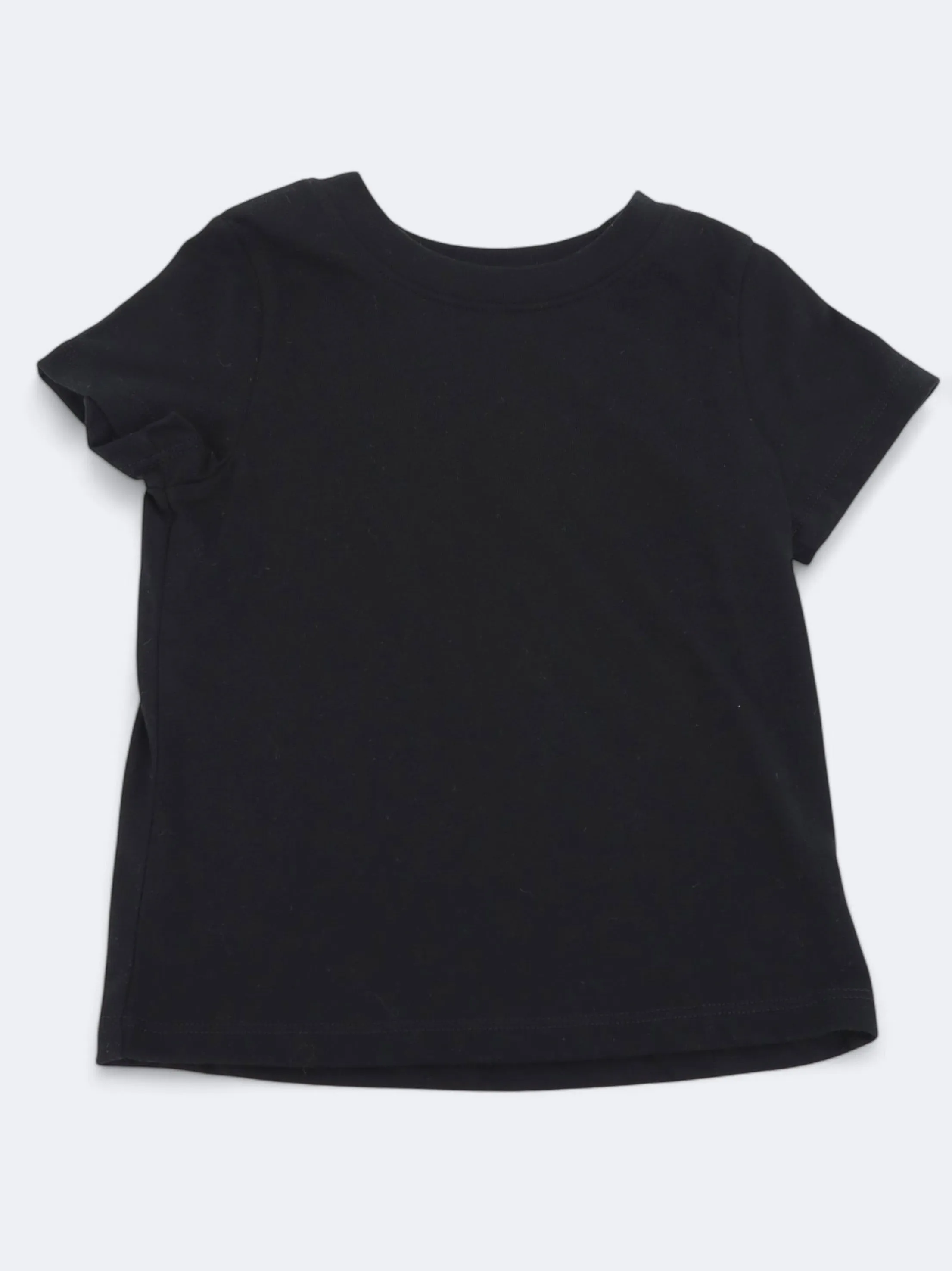 Kids Boy's Plain T-Shirt,Black