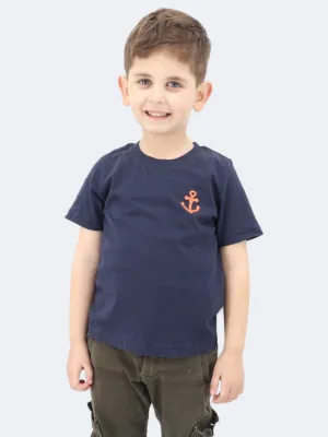 Kids Boy's Printed T-Shirt,Navy