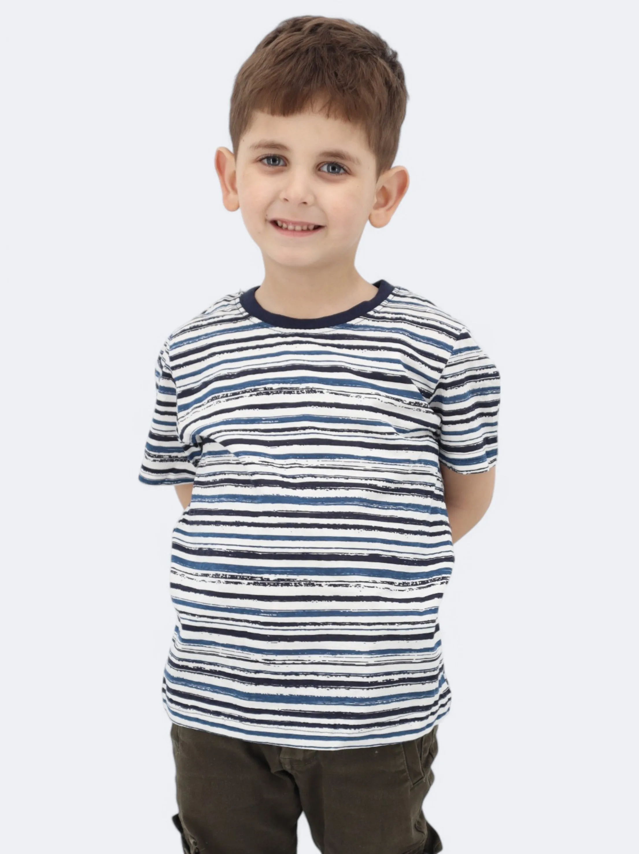 Kids Boy's Striped T-Shirt,Multi