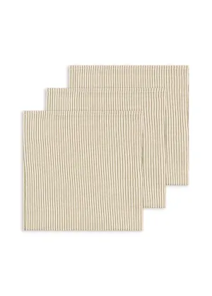 Konges Sløjd: 3 Pack Muslin Set - Tea Stripe