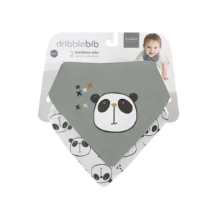 KUSHIES Bandana Bib 2-Pack - Panda