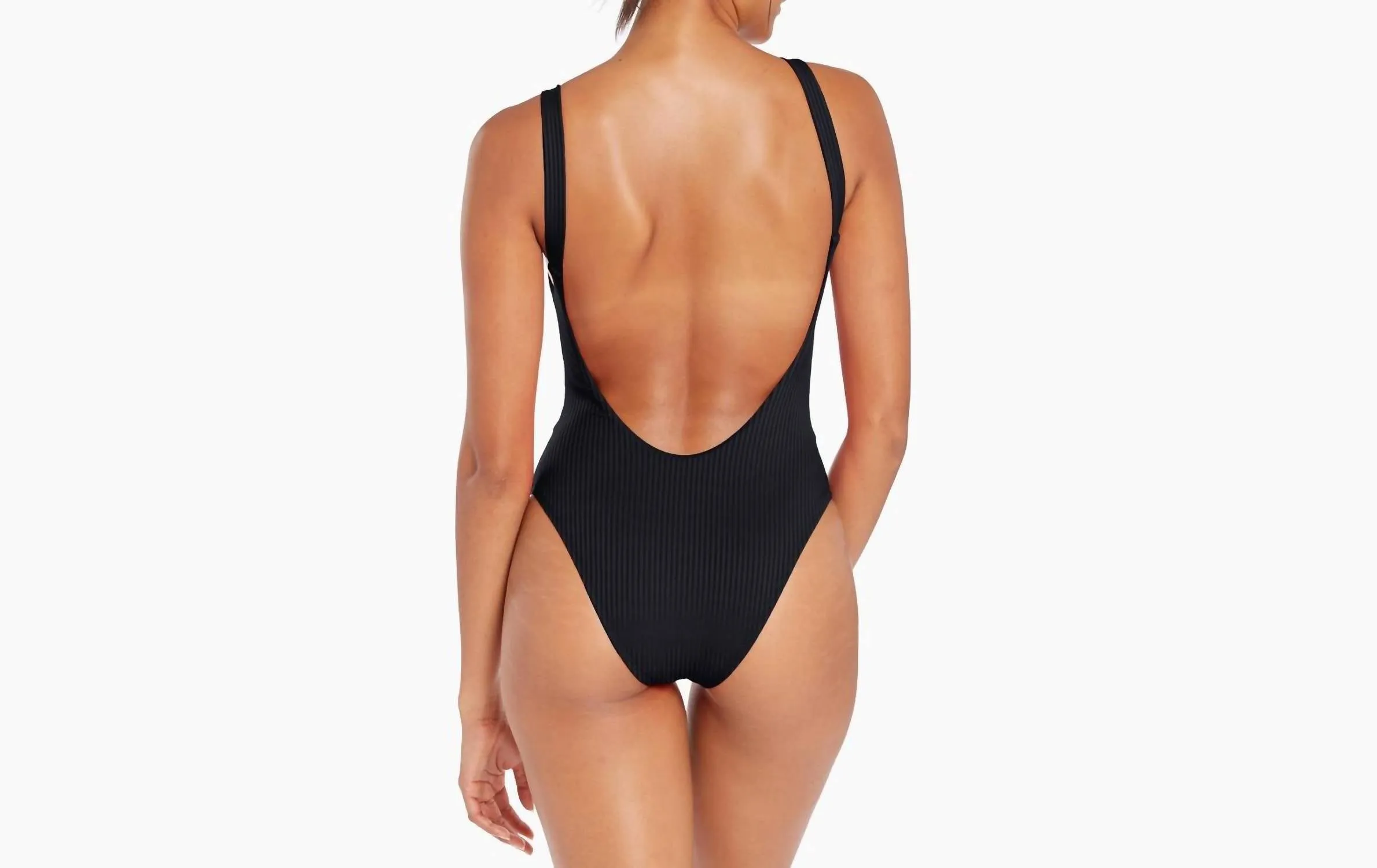 Leah Bodysuit In Black Ecorib
