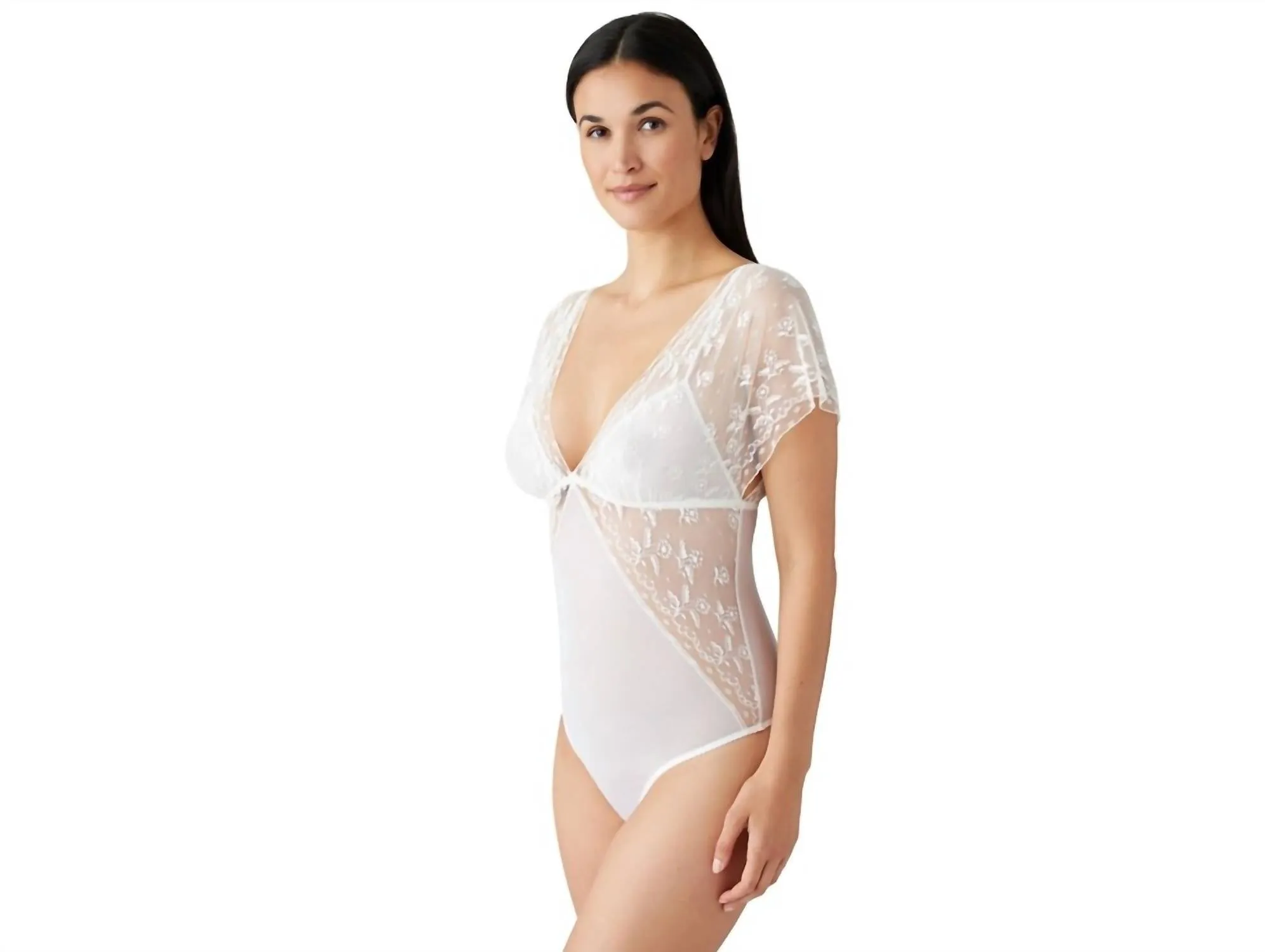 Lifted In Luxury Bodysuit In Egret