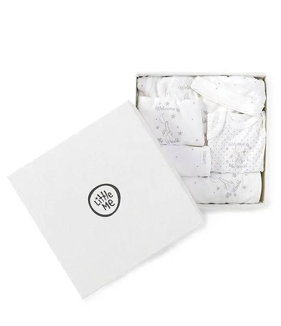 Little Me 6-Piece Gift Box Baby Layette Set Babykids Little Me