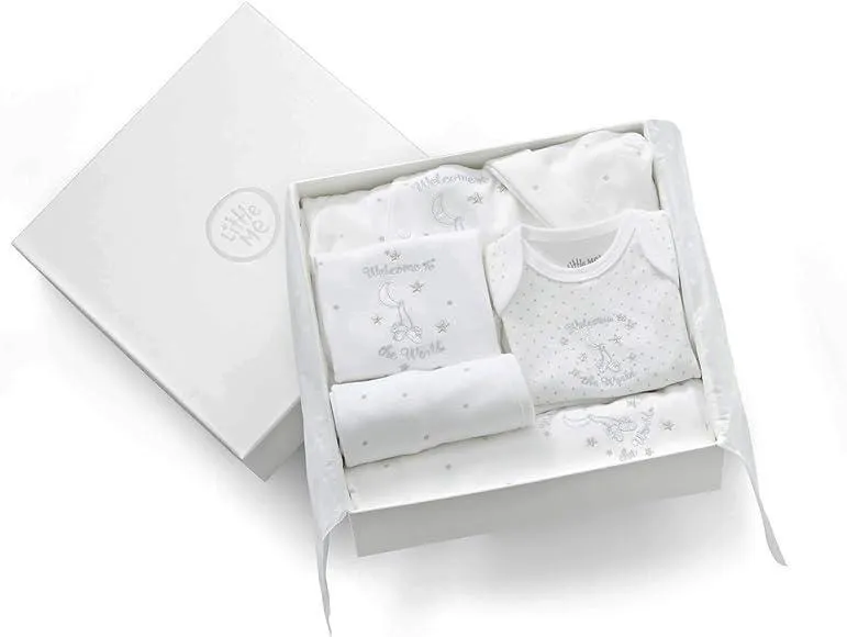 Little Me 6-Piece Gift Box Baby Layette Set Babykids Little Me