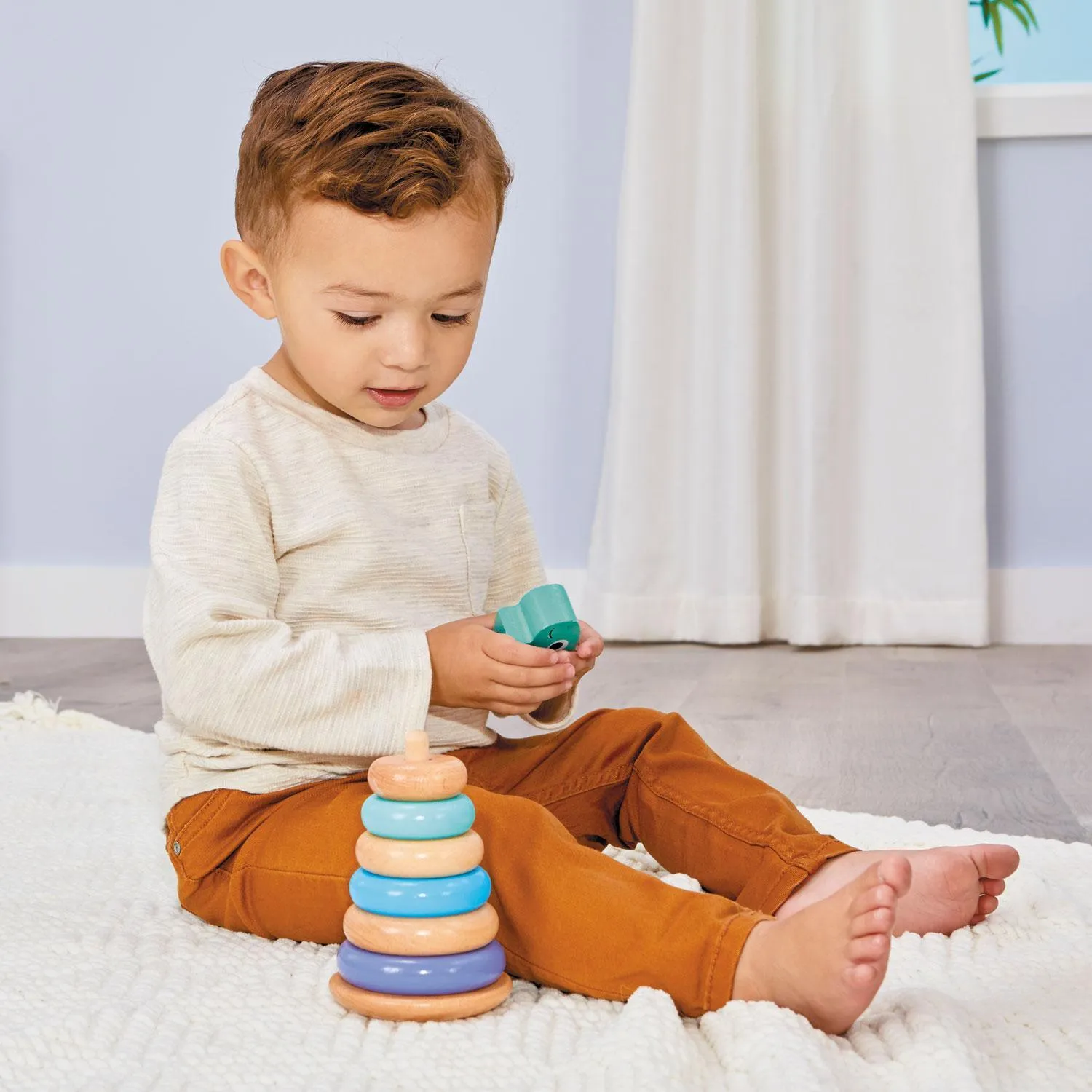 Little Tikes - Wooden Critters Shape Stacker - Dino