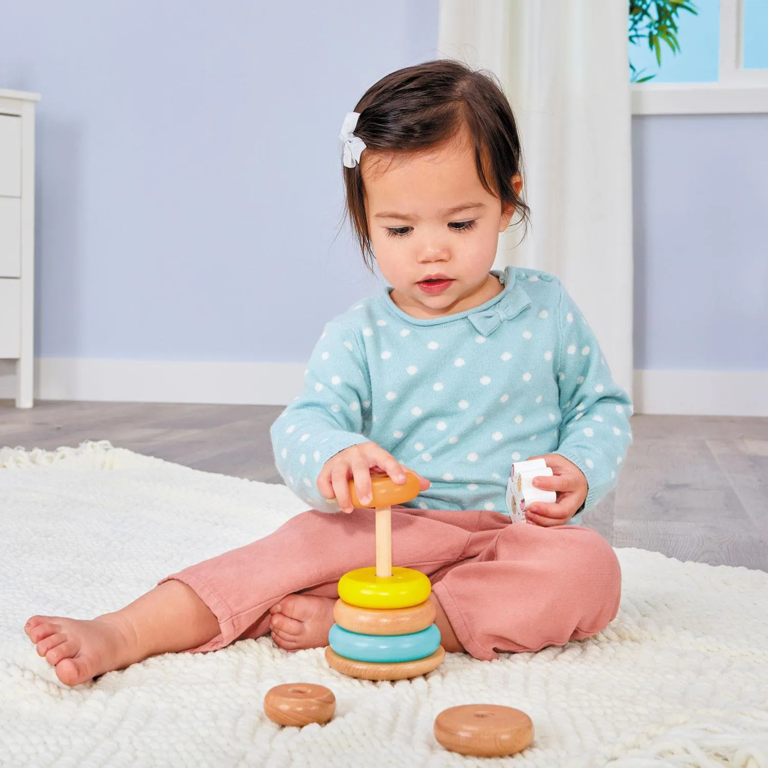 Little Tikes - Wooden Critters Shape Stacker - Llama