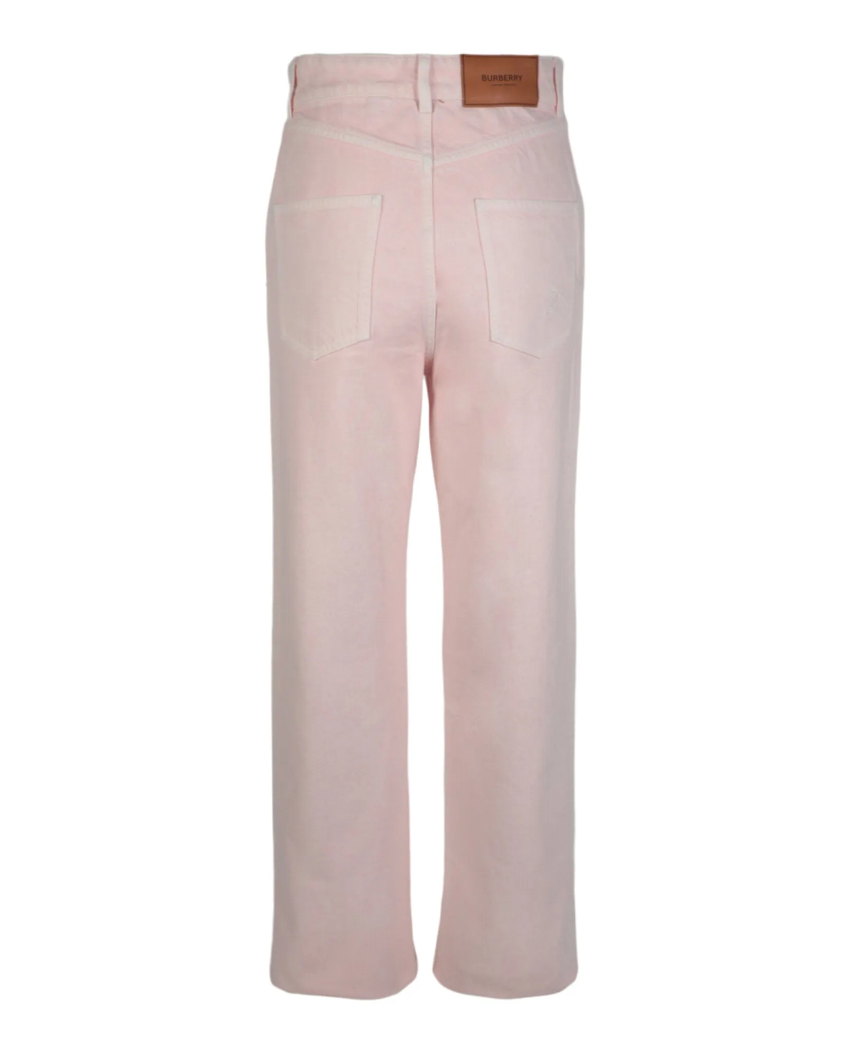 Logo-Patch Straight-Leg Jeans