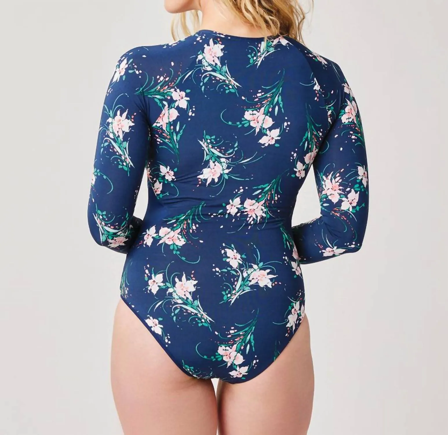 Long Sleeve All Day Onesie In Bouquet