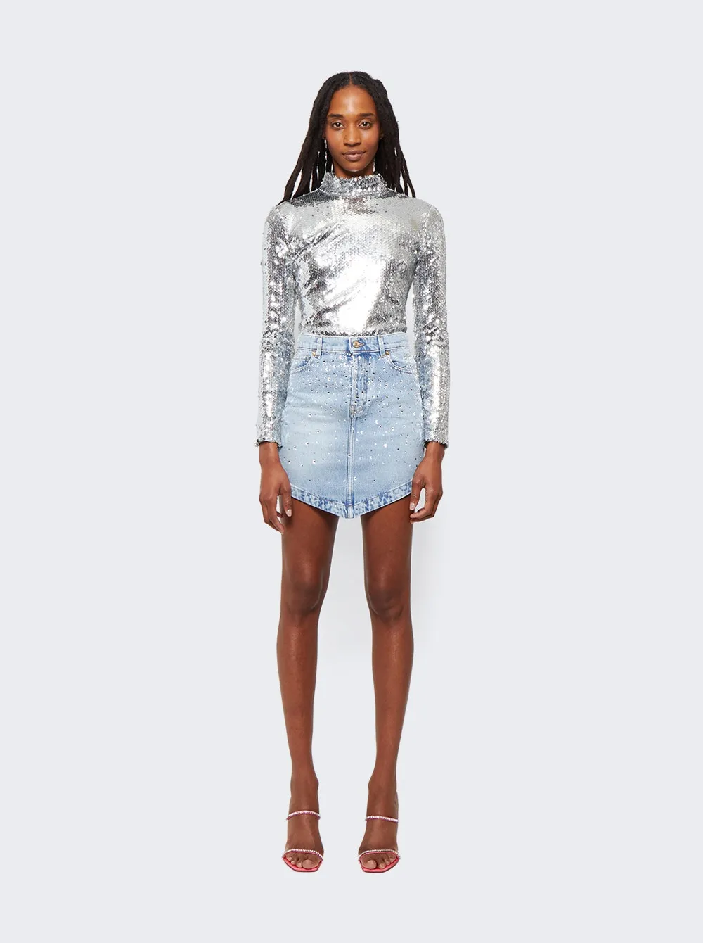 Long Sleeve Sequin Bodysuit