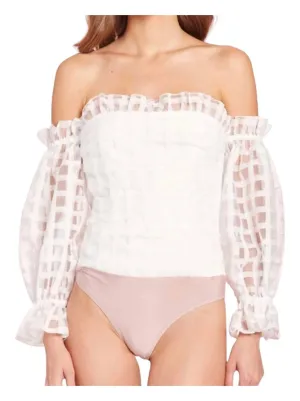 Lynda Bodysuit In White