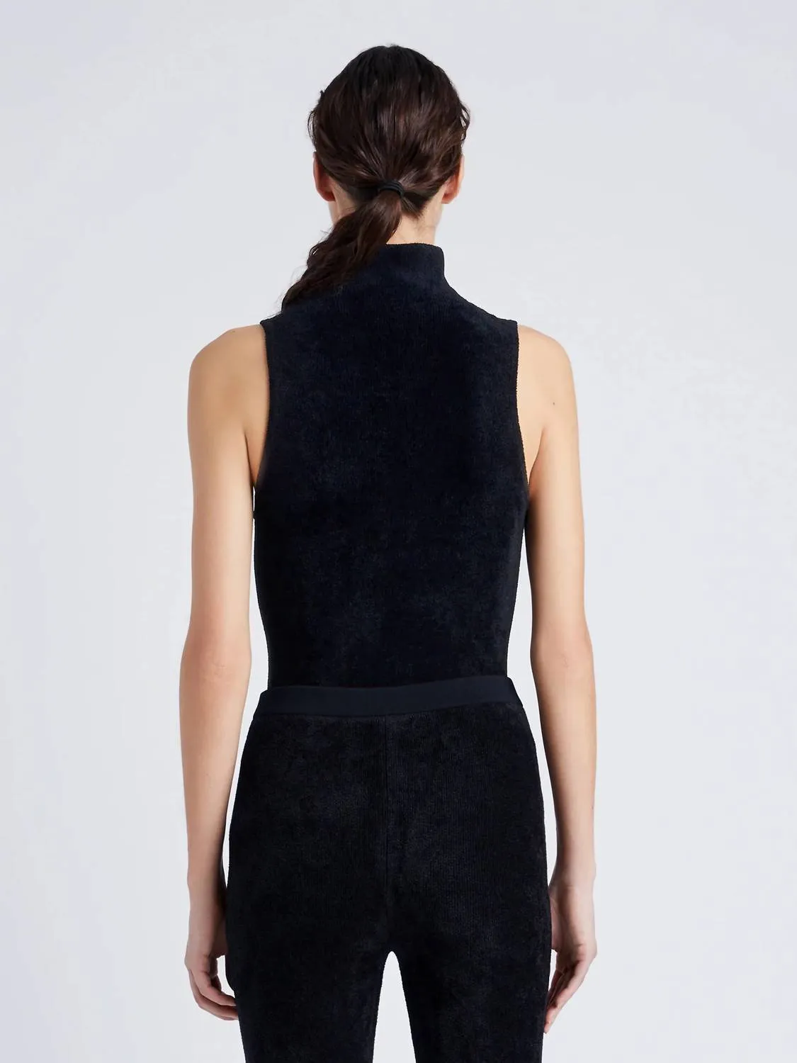 Mackenzie Knit Turtleneck Top In Black