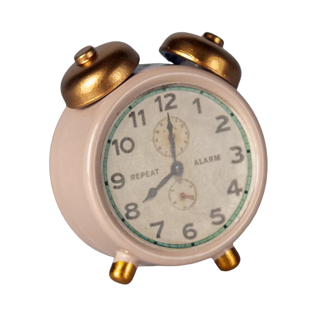 Maileg alarm clock for mouse - powder