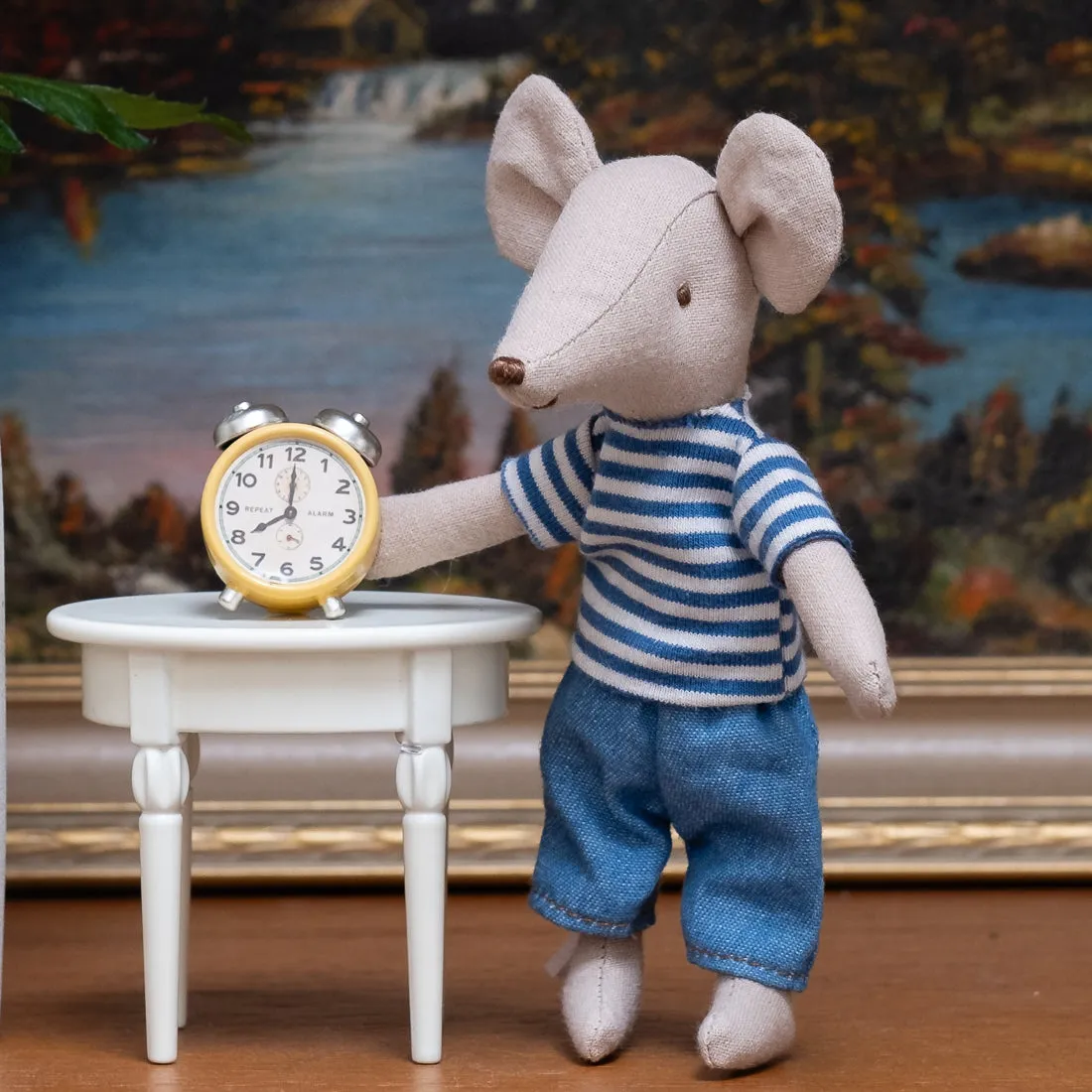 Maileg alarm clock for mouse - yellow
