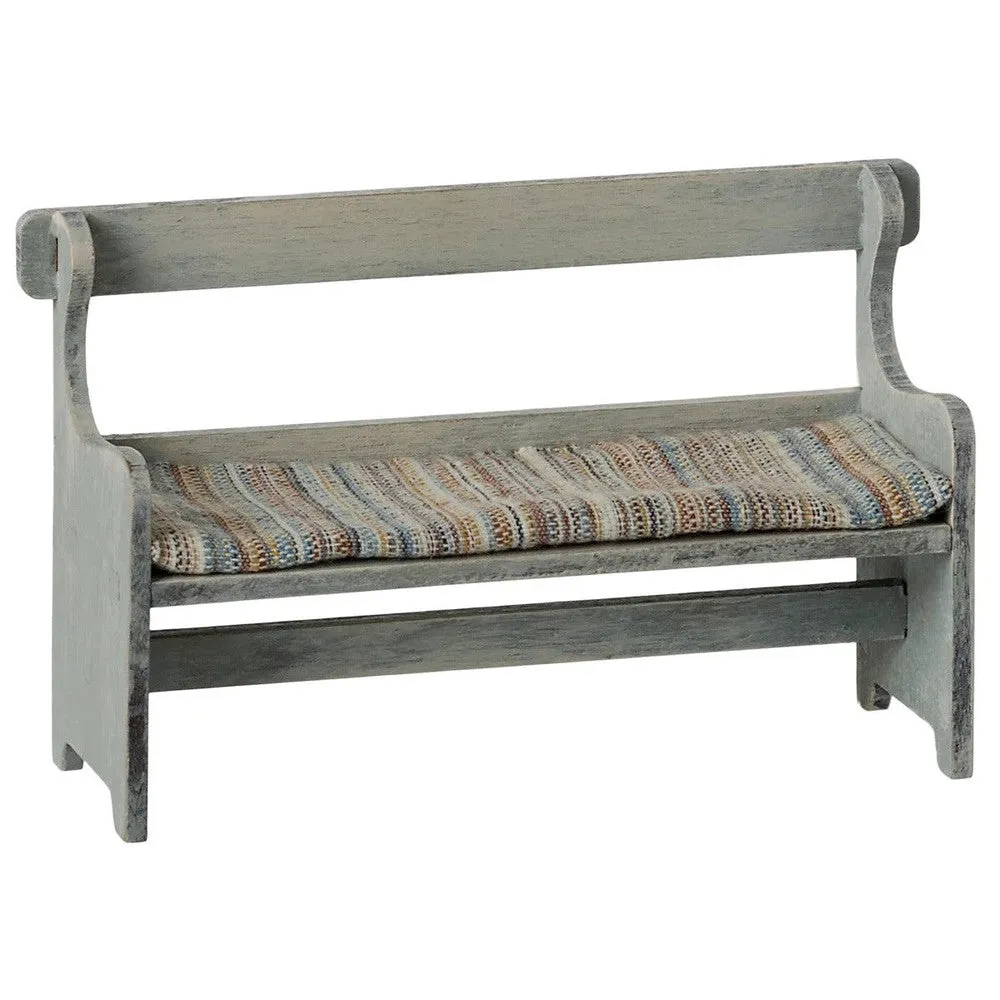 Maileg bench for mice - off white