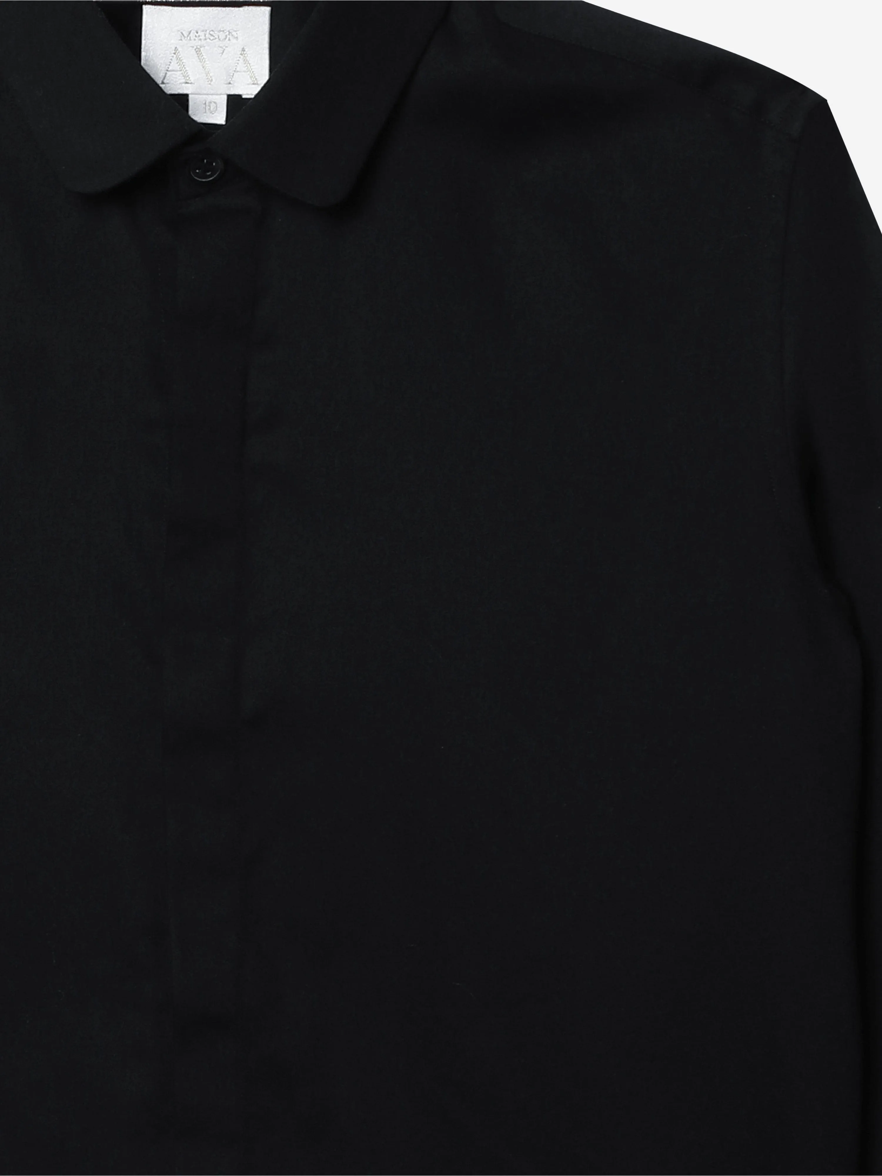 Maison Ava Boys Classic Lucien Shirt in Black