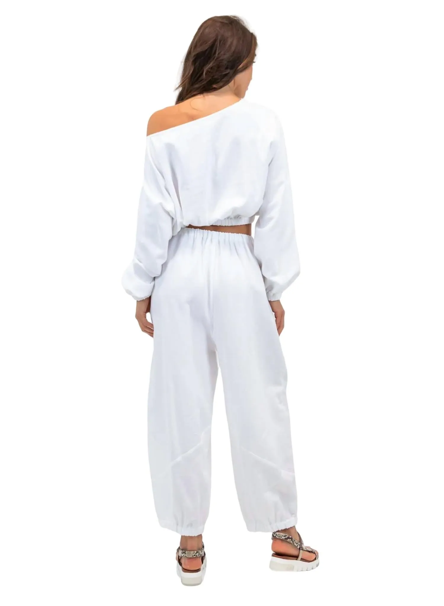 Malibu Lounger Pants In White