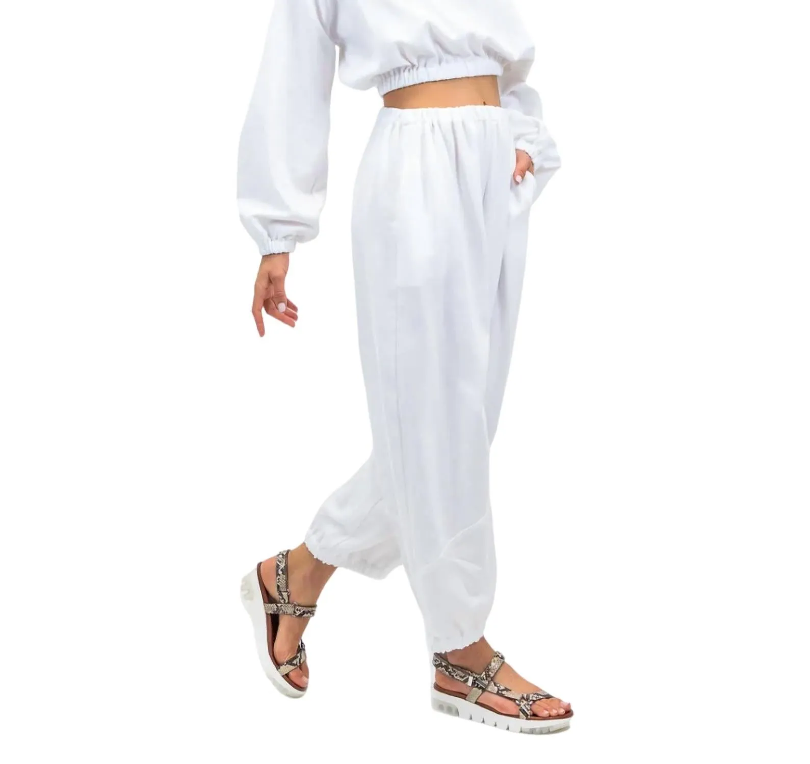 Malibu Lounger Pants In White