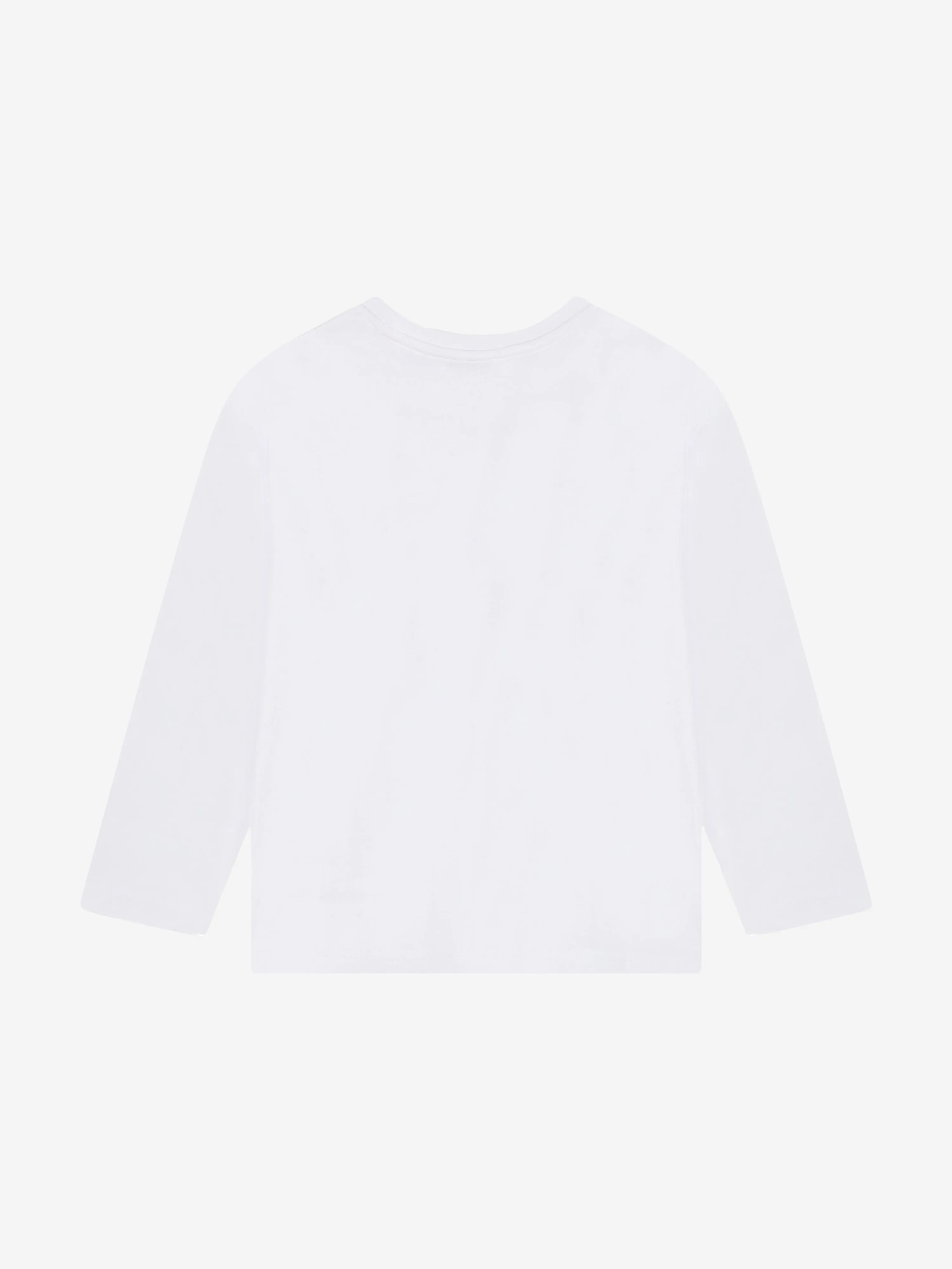MARC JACOBS Girls Long Sleeve Diamante Logo T-Shirt in White