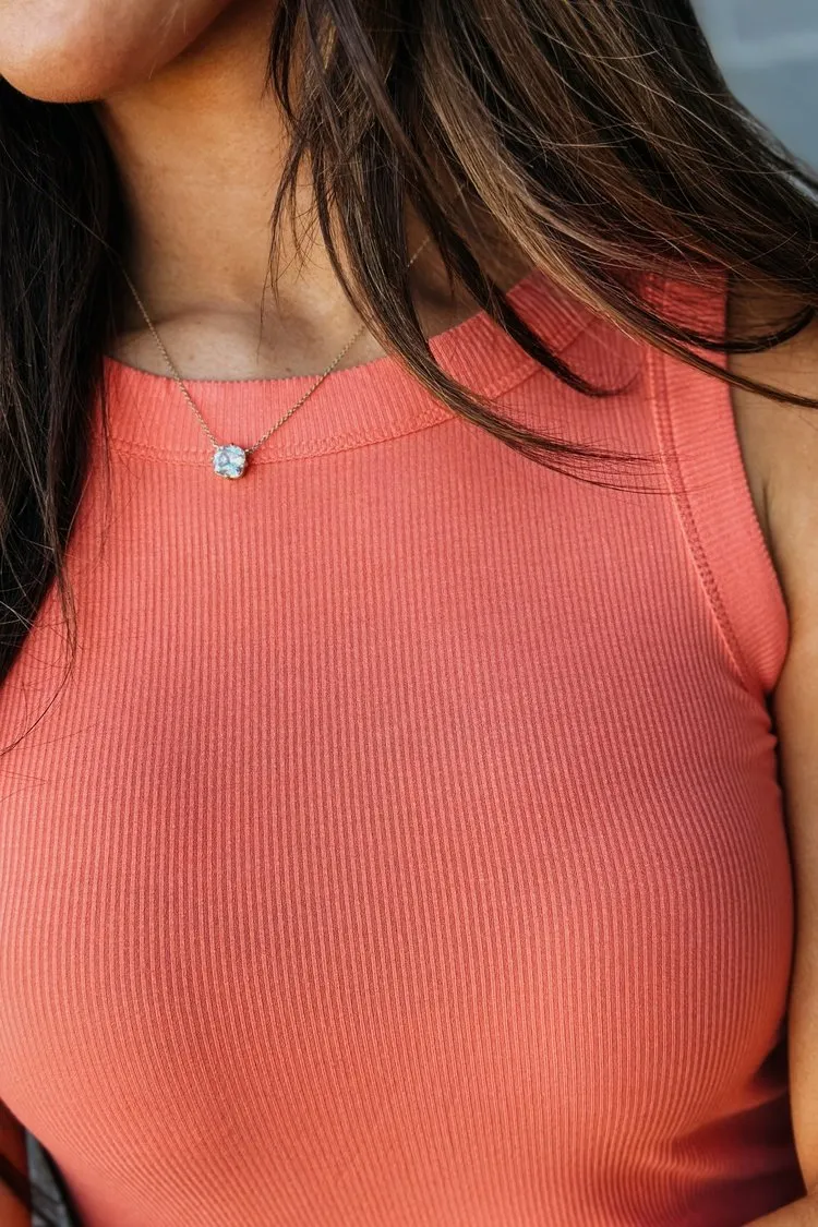 Mariah Tank - Coral