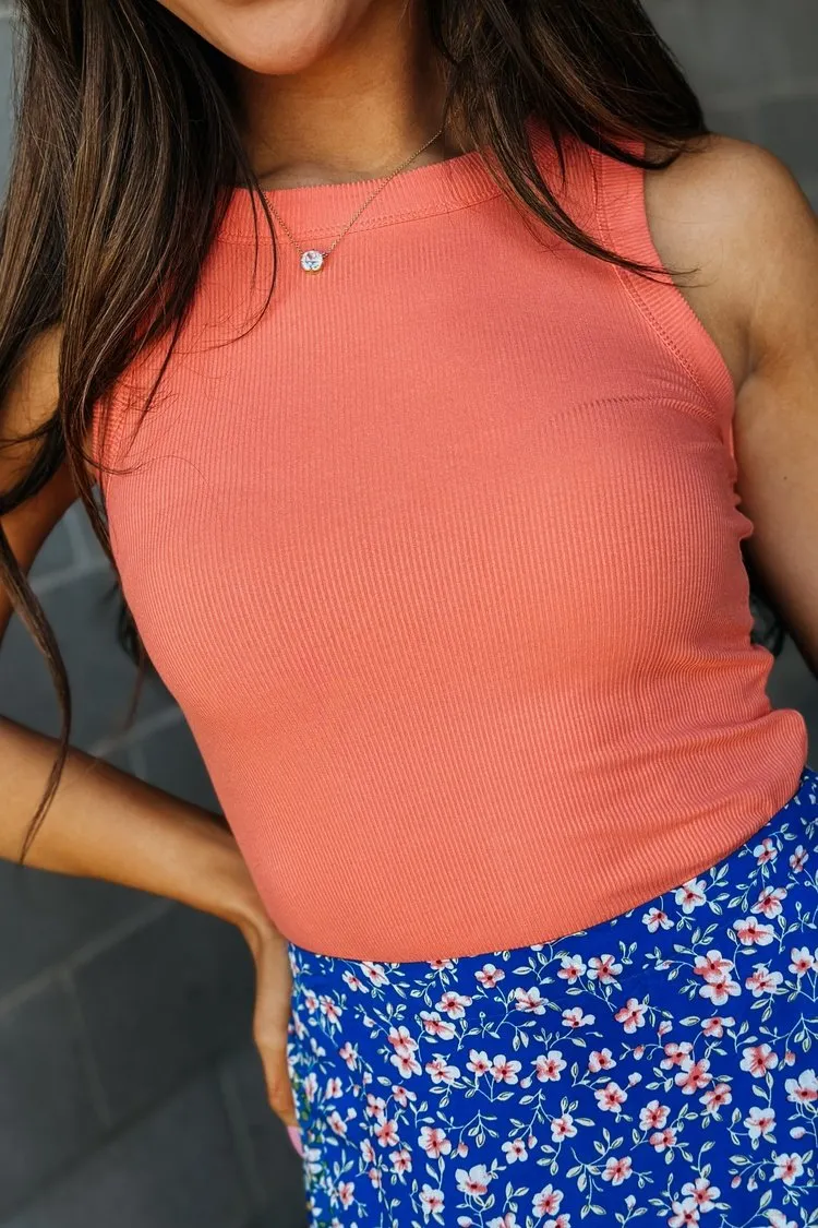 Mariah Tank - Coral