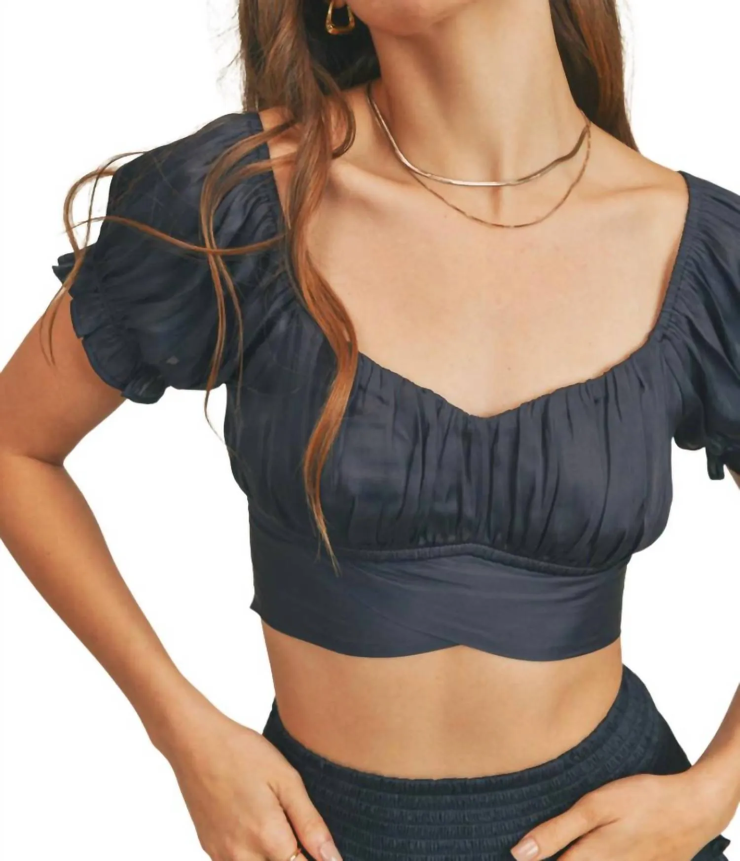 Mel Top In Navy