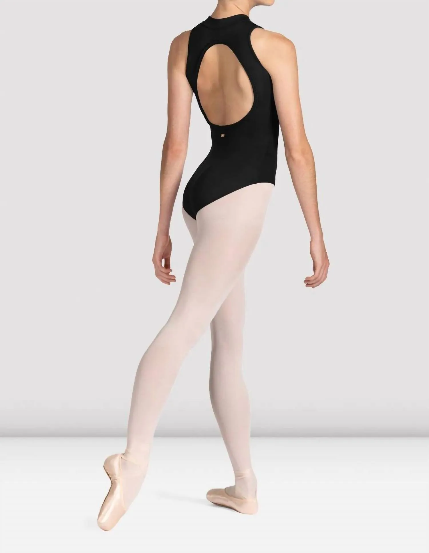 Mirella Miami Zip Front Leotard In Black