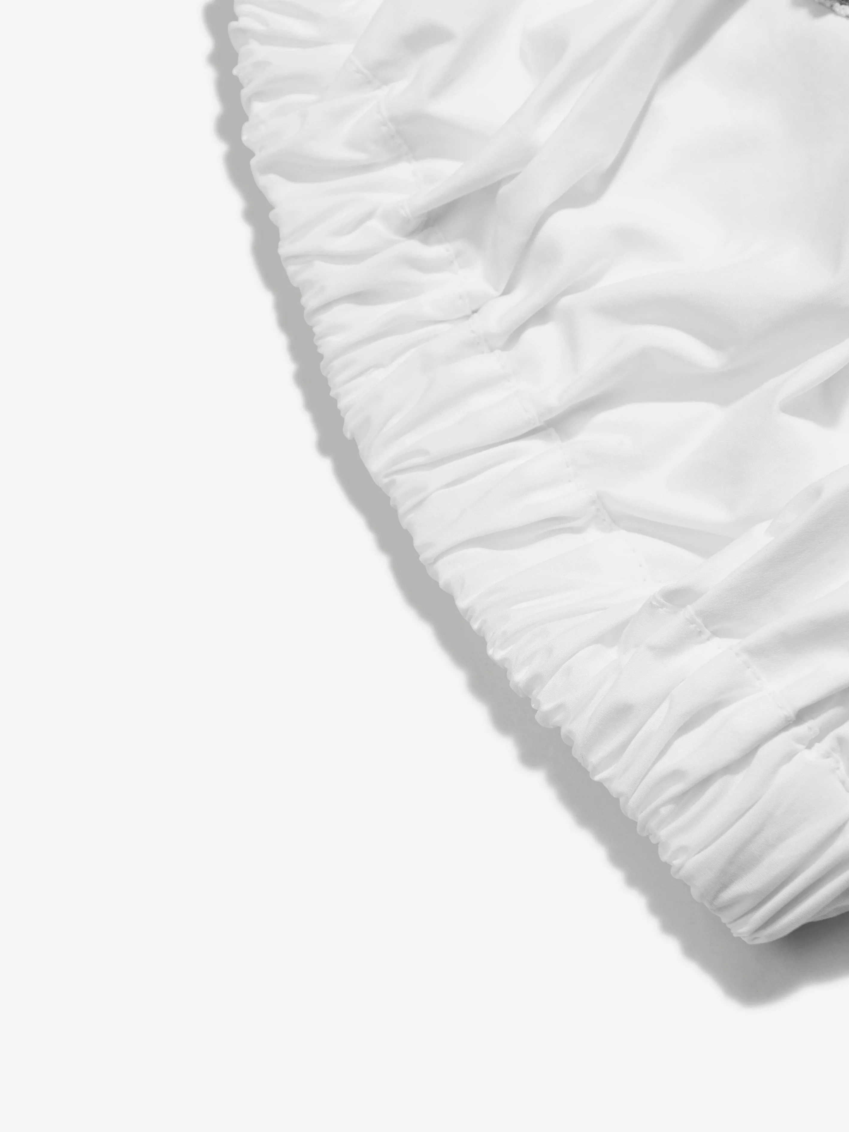Missoni Girls Zig Zag Ruffle Trim Top in White