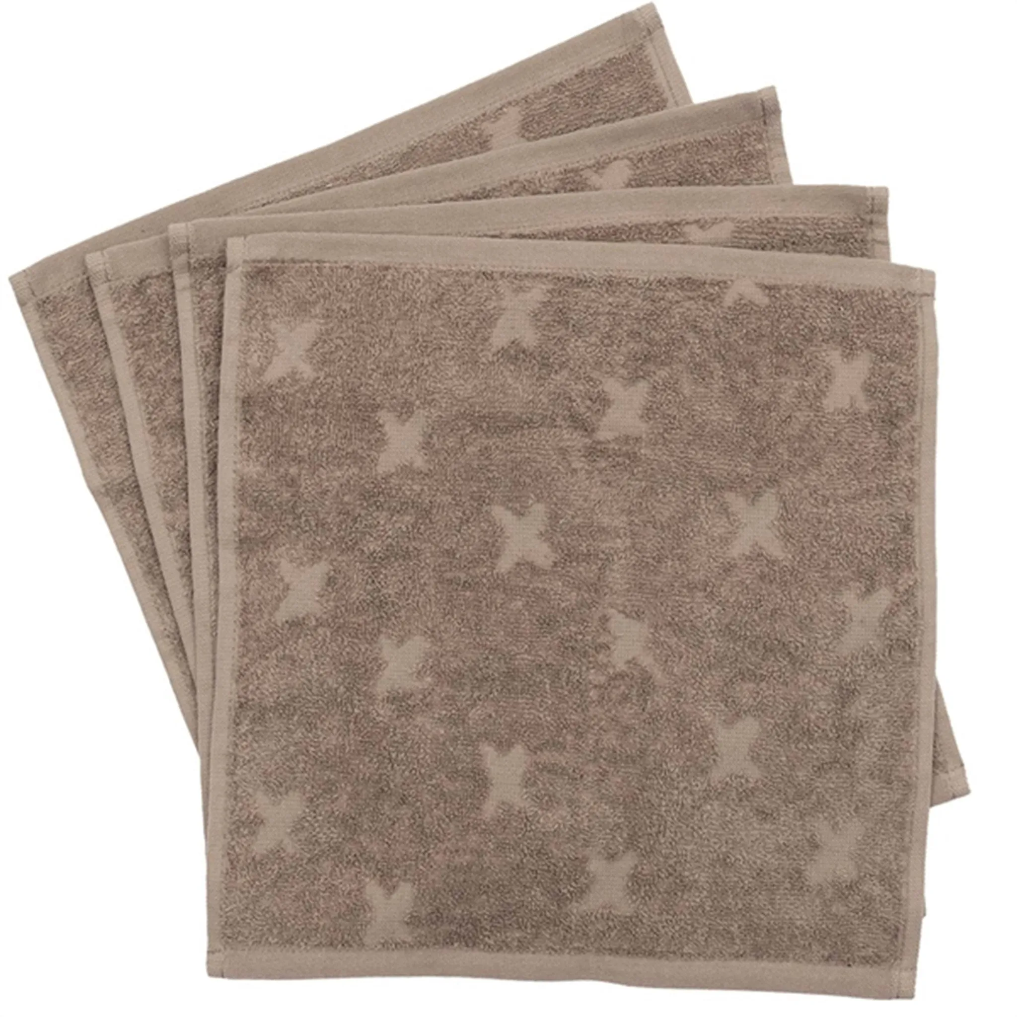Müsli Wash Cloths 4-Pack Cashew Babykids_Musli