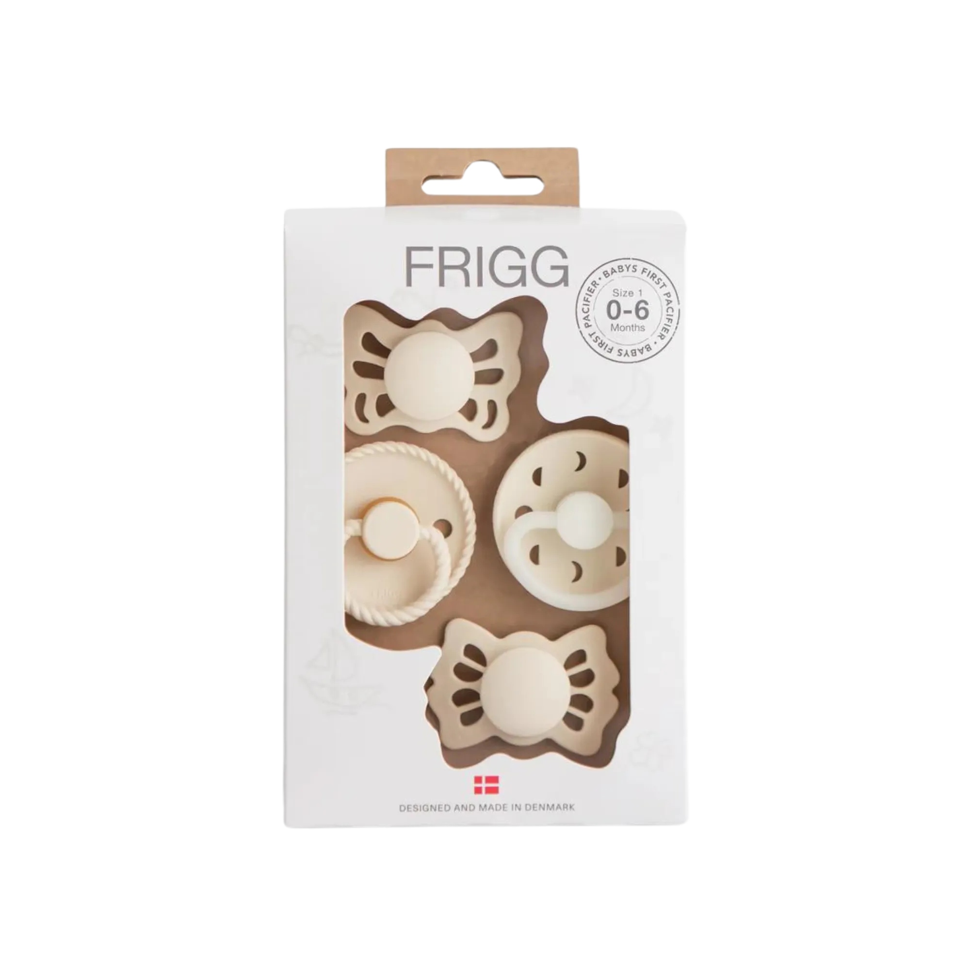 MUSHIE Frigg Baby's First Pacifier Moonlight Sailing