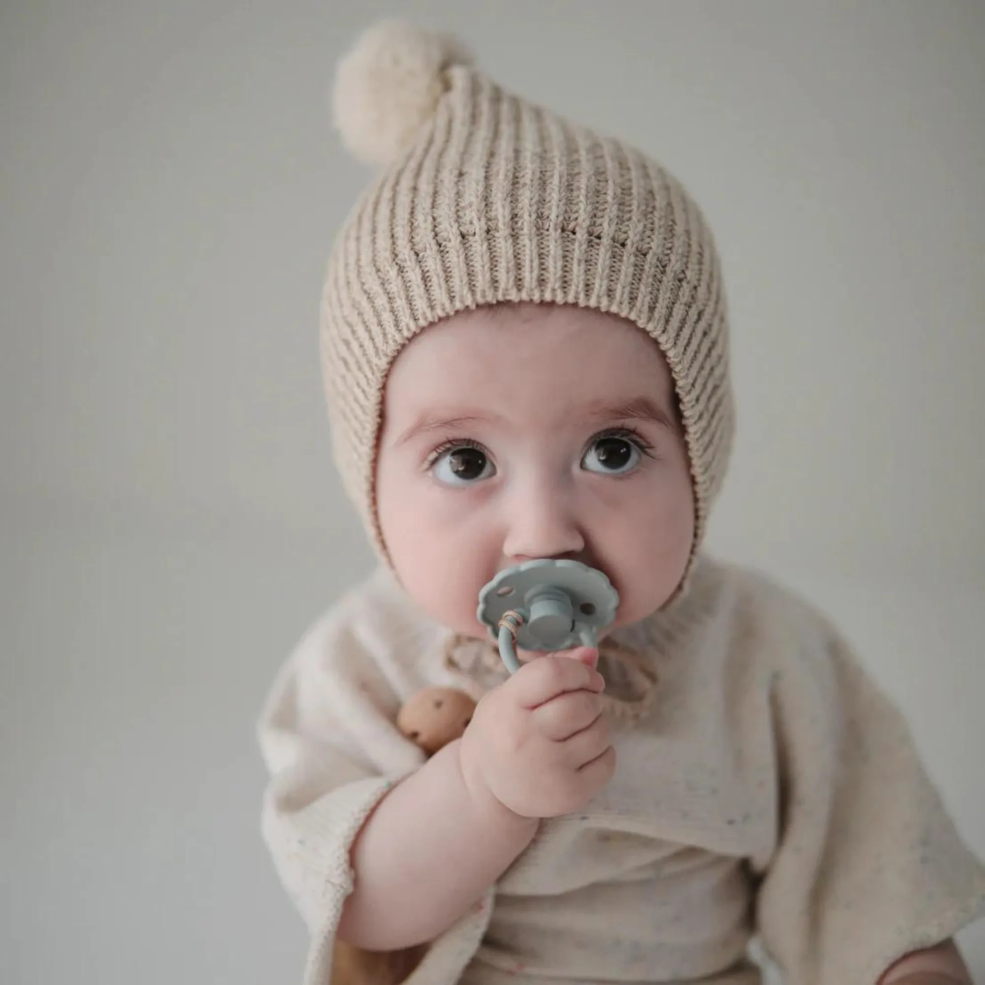 MUSHIE Frigg Baby's First Pacifier Moonlight Sailing