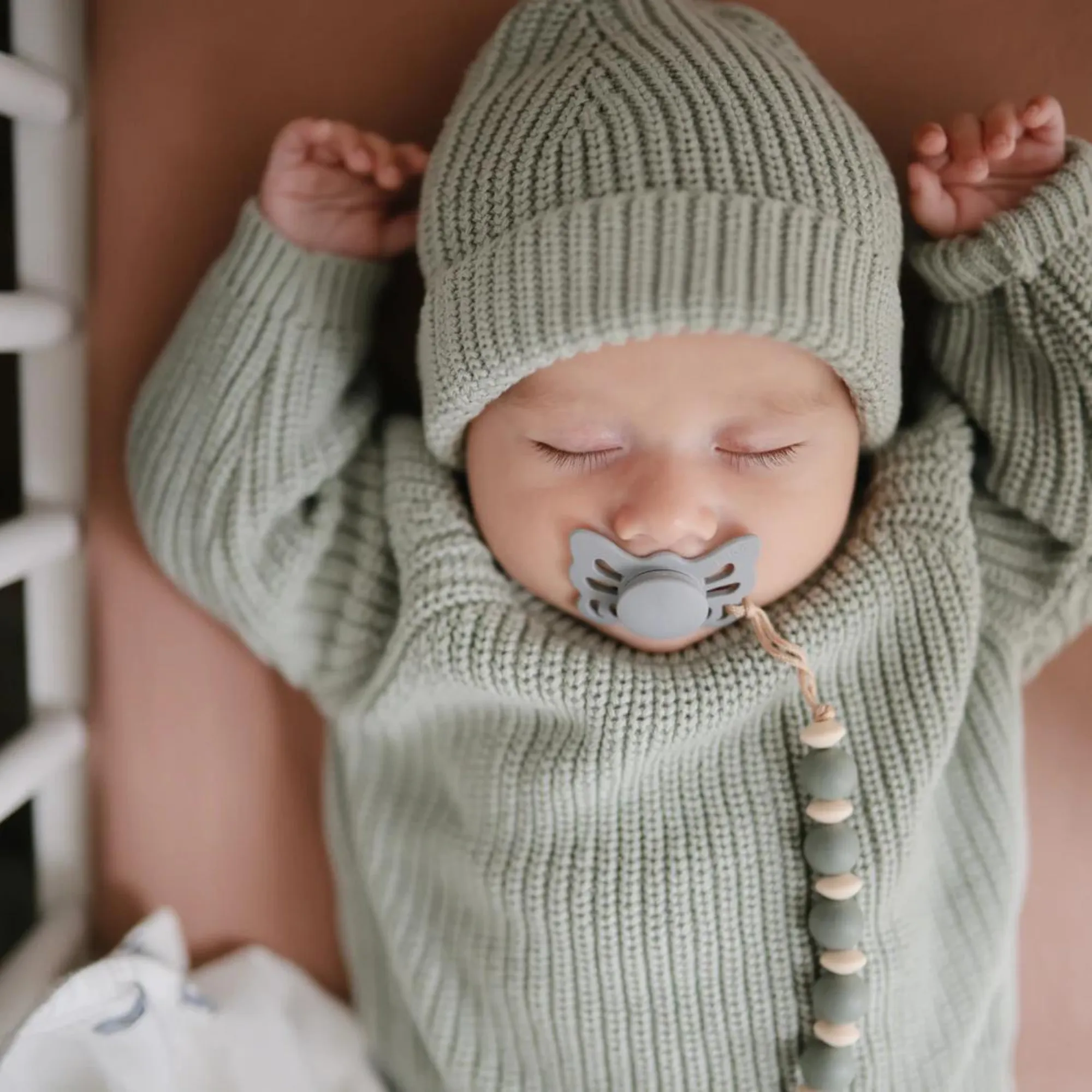 MUSHIE Frigg Baby's First Pacifier Moonlight Sailing