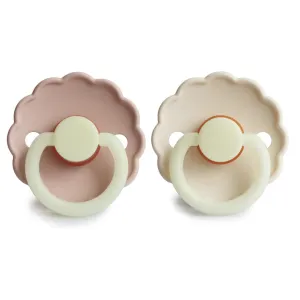 Mushie FRIGG Daisy Night Natural Rubber Baby Pacifier 0-6 months