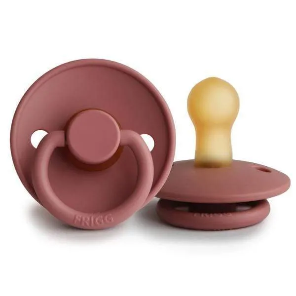 Mushie FRIGG Natural Rubber Pacifier - 6-18 Months