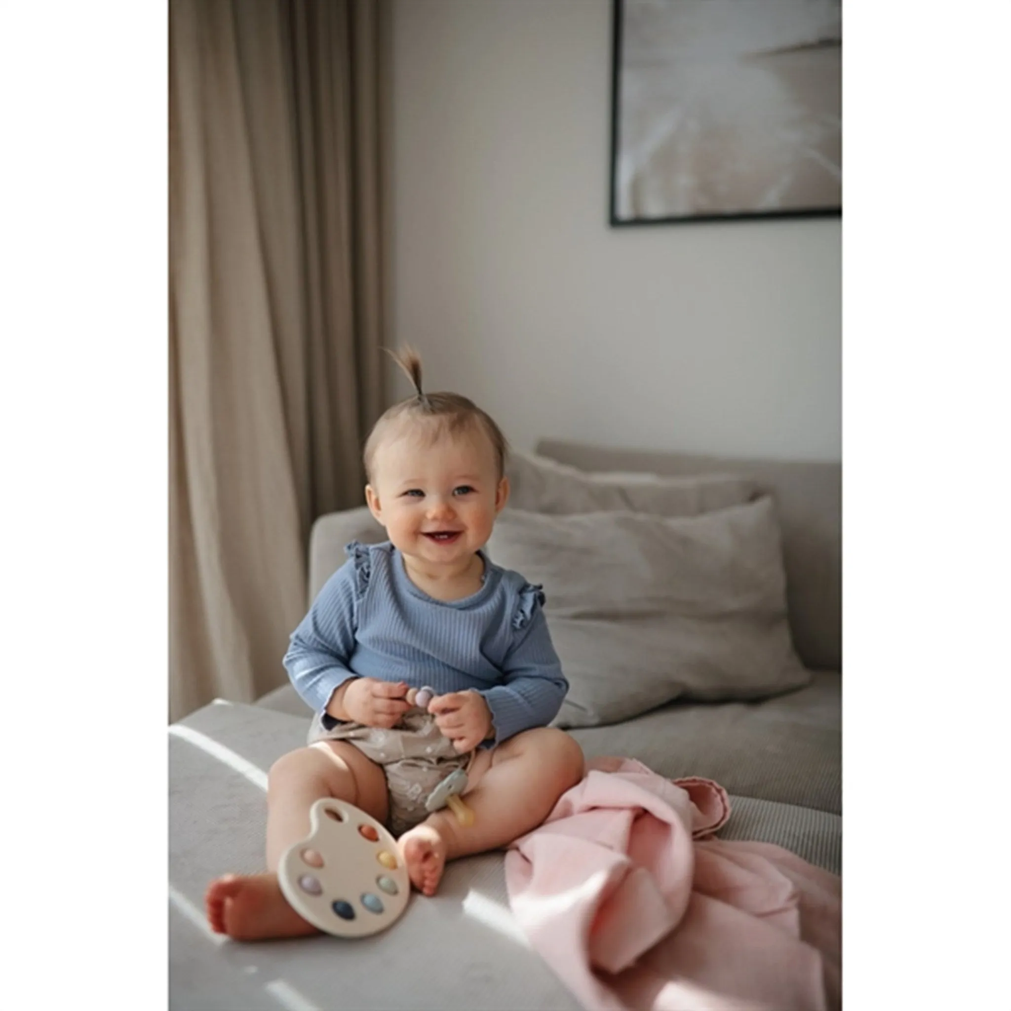 Mushie Muslin Cloth 3-pack Blush Babykids_Mushie