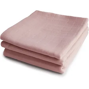 Mushie Muslin Cloth 3-pack Blush Babykids_Mushie