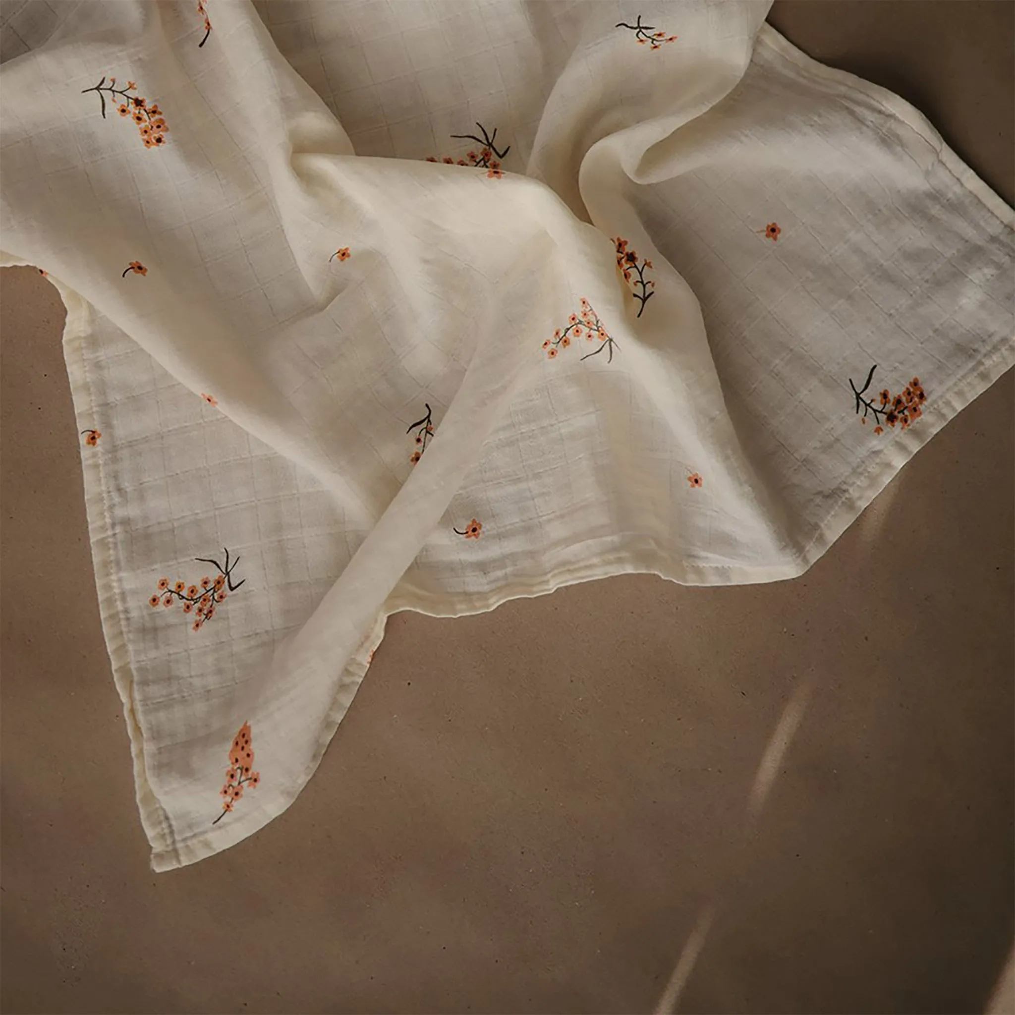 Mushie Muslin Cloth 3 Pack - Flowers