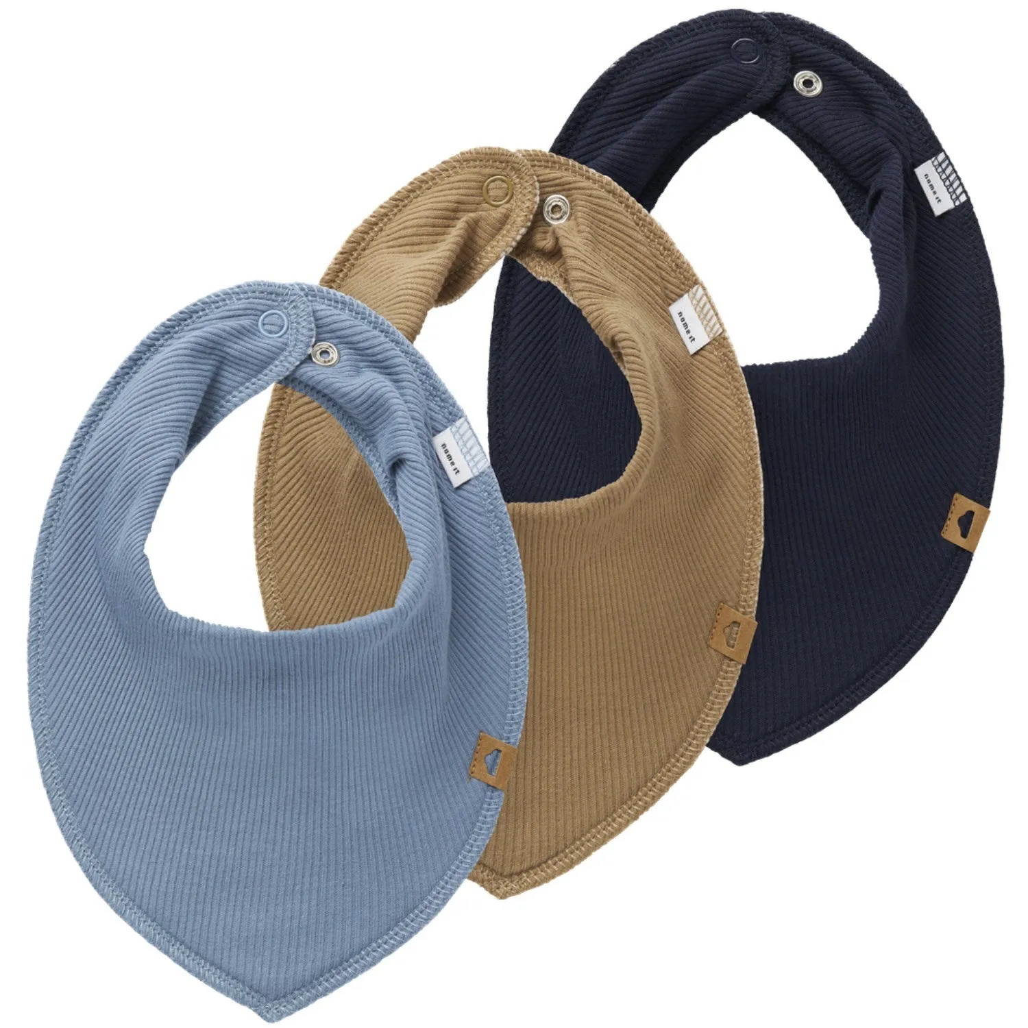 Name It Navy Blazer Yasimdonny 3-Pack Scarf Bib Rib Babykids_Name-It