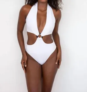 Natura Paloma Classic One Piece Swimsuit In White