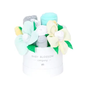 Neutral Hatbox Bouquet - Petite Babykids_Baby-Blossom-Company