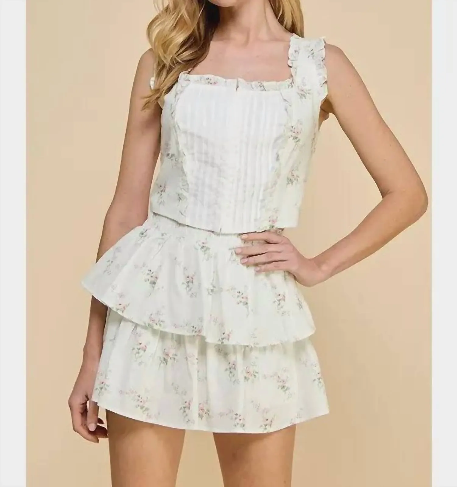 New Haven Top In White