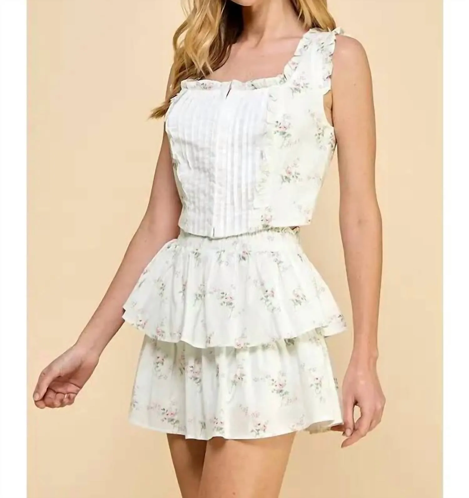 New Haven Top In White