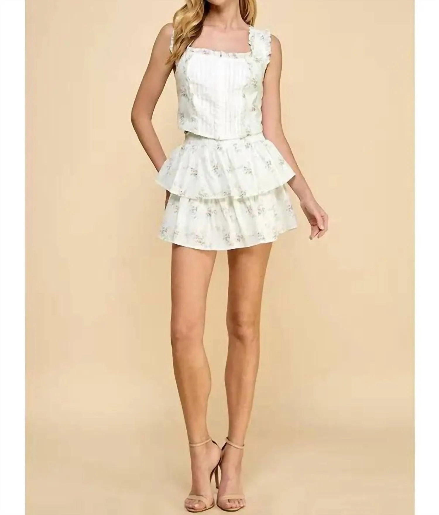 New Haven Top In White